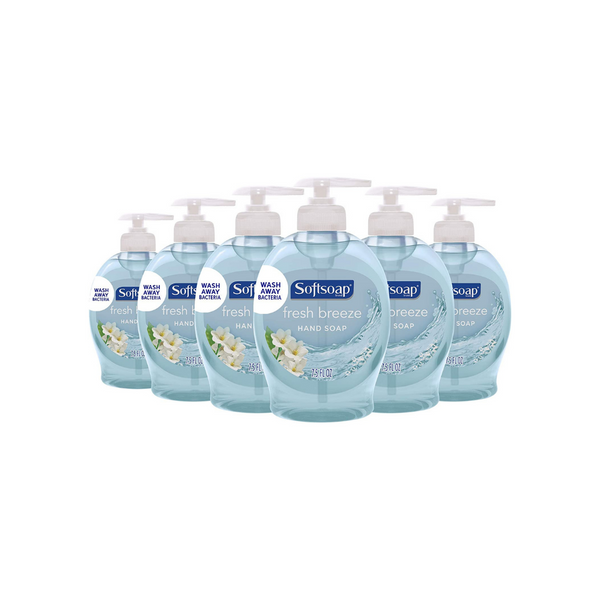 6 botellas de jabón líquido para manos Softsoap