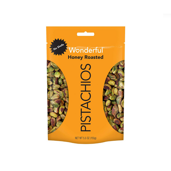 Honey Roasted Wonderful Pistachios, No Shells