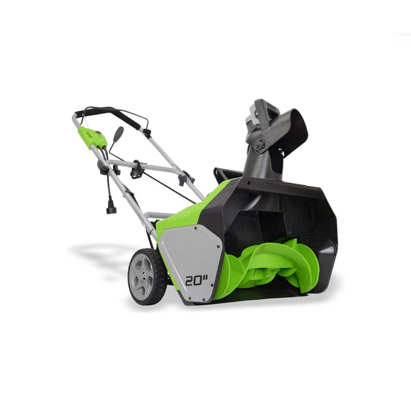 Lanzador de nieve con cable Greenworks de 13 amperios y 20 pulgadas