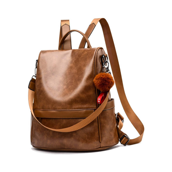 Women Backpack Purse PU Leather Anti-theft Casual Shoulder Bag