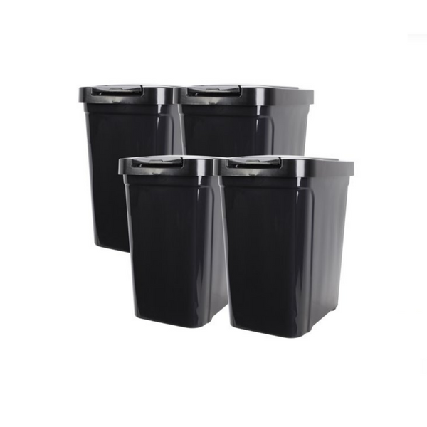 Paquete de 4 botes de basura de 7.6 gal.