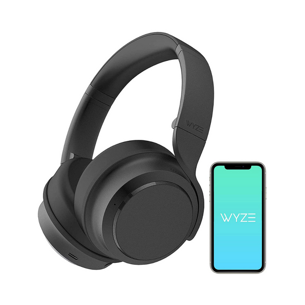 WYZE Noise-Cancelling Wireless Over The Ear Bluetooth Noise Cancellation Headphones