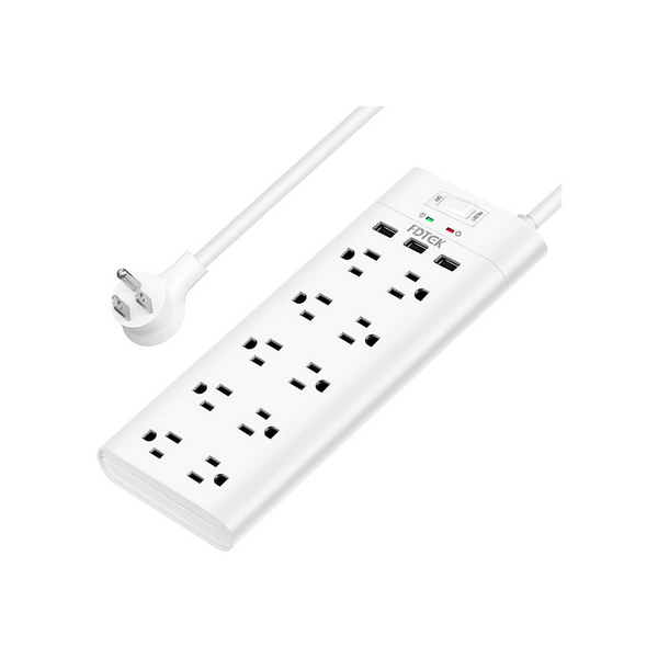 10 Outlets and 3 USB Port Power Strip Surge Protector
