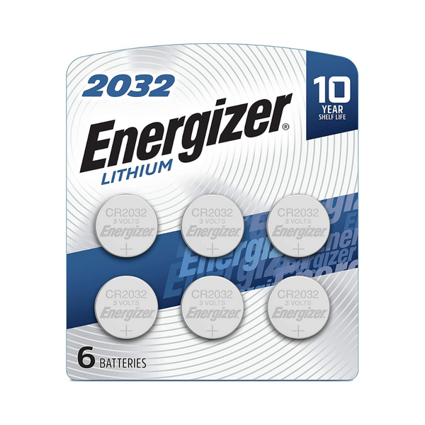 Energizer CR2032 3V Lithium Coin Cell Batteries