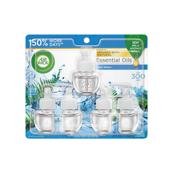 5 Air Wick plug in Scented Oil Refills