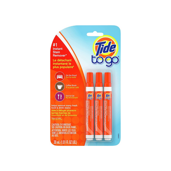 3 Tide To Go Instant Stain Remover Pens