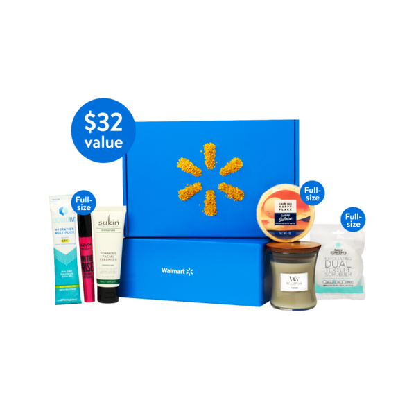 Caja de belleza para el cuidado personal de edición limitada de Walmart de 6 piezas