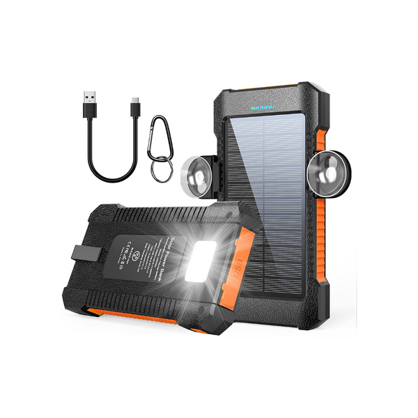 Banco de energía solar de 26800 mAh