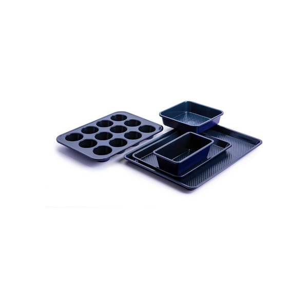 Blue Diamond 5 Piece Nonstick Steel Baking Pans Set