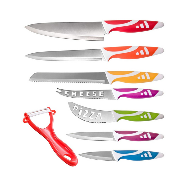 Cuchillo de cocina de 8 piezas.