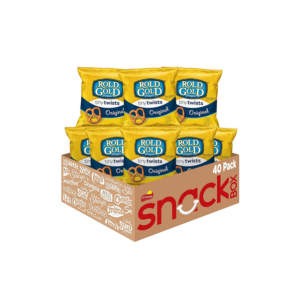 40 Bags of Rold Gold Tiny Twists Pretzels