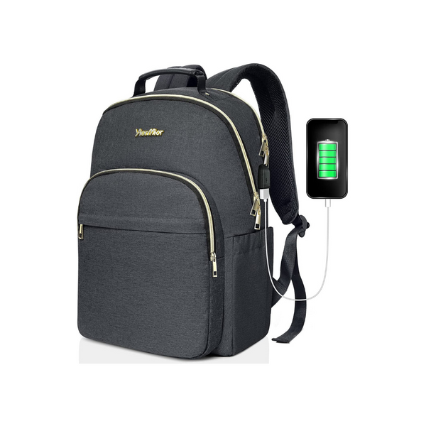 15.6 Inch Laptop Backpack With USB Charging Port