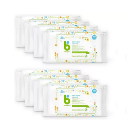 640 Count Babyganics Unscented Baby Wipes