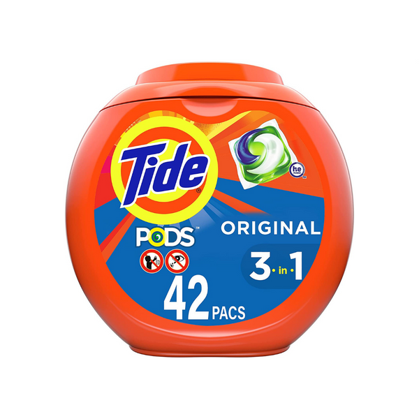 42 Tide Pods Liquid Laundry Detergent Pacs
