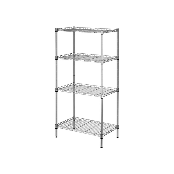 4 Tier Adjustable Storage Shelf Metal Storage Rack