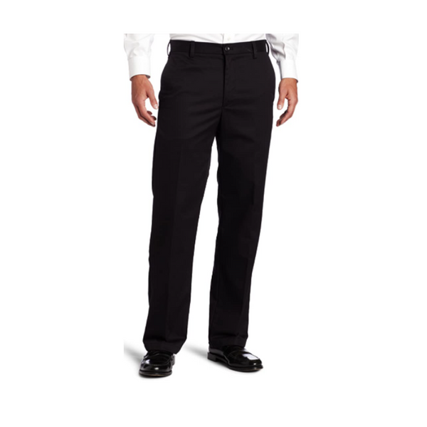 IZOD Pantalones chinos americanos con frente plano y corte recto para hombre (4 colores)