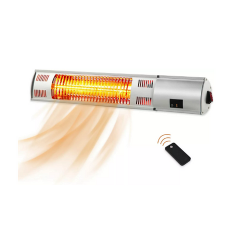 Outdoor Wall-Mounted Patio Heater