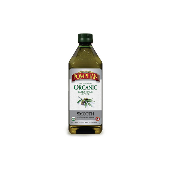 Pompeian Organic Smooth Extra Virgin Olive Oil 24oz Bottle