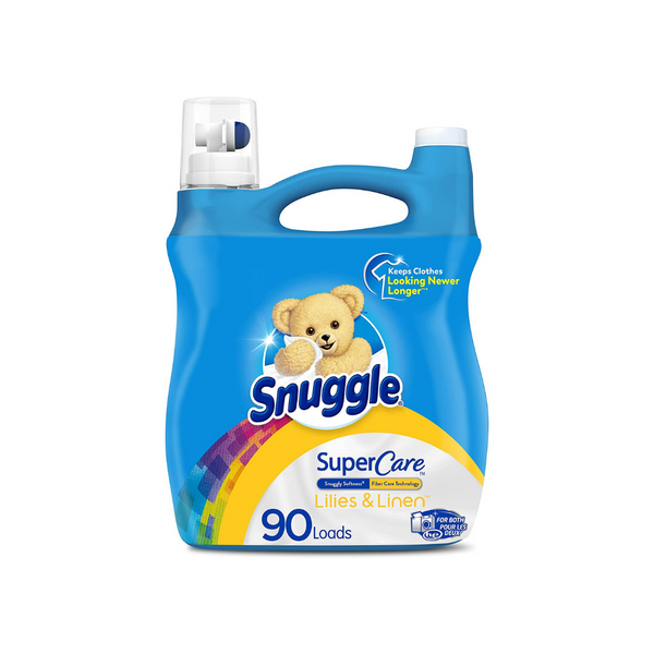 Suavizante de telas líquido Snuggle SuperCare de 90 cargas