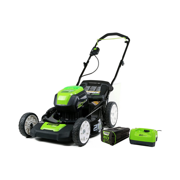 Greenworks Pro 80V 21″ Push Lawn Mower With 4Ah Battery