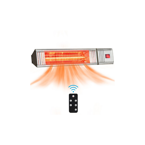 Calentador de patio infrarrojo Costway de 1500 W con control remoto