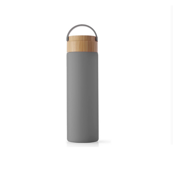 Glass Water Bottle with Strap And Sleeve (3 Colors)