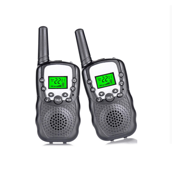 Paquete de 2 walkie talkies de 22 canales