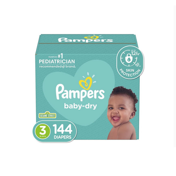 288 pañales Pampers talla 3
