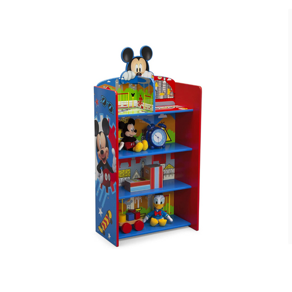Librería de madera para casa de juegos para niños Delta de 4 estantes