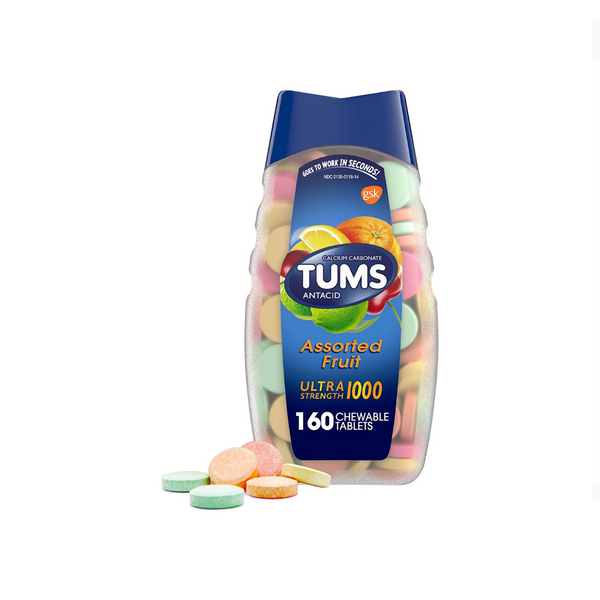 160 TUMS Ultra Strength Antacid Tablets
