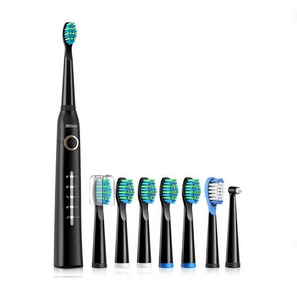 Cepillo de dientes eléctrico con 8 cabezales