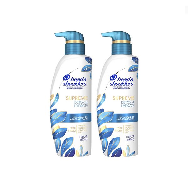 2 botellas de champú supremo Head &amp; Shoulders