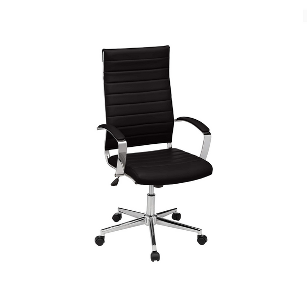 Silla de escritorio de oficina giratoria ejecutiva con respaldo alto de Amazon Basics (2 colores)