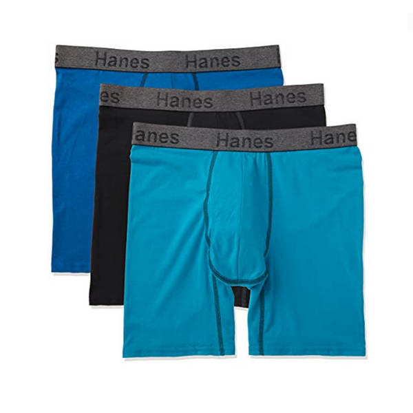 10 Hanes Men's Boxer Briefs