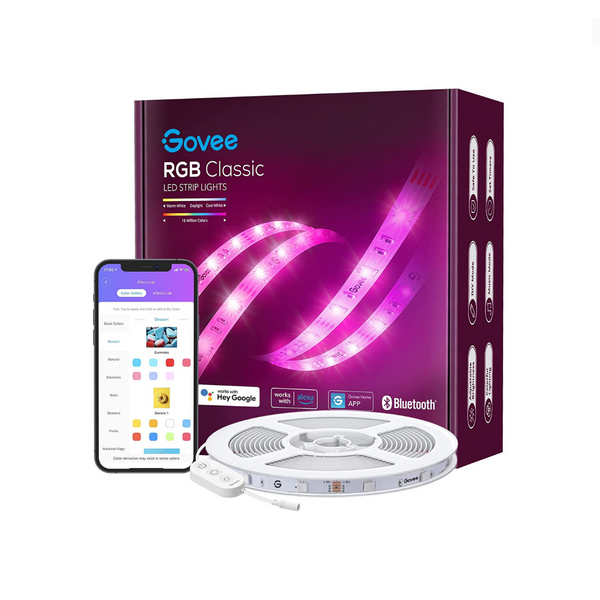Govee 32.8ft Smart LED Strip Lights With Music Sync