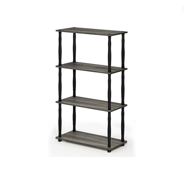 Furinno Turn-N-Tube 4-Tier Multipurpose Shelf Display Rack