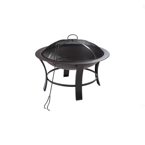 Mainstays 26" Metal Round Outdoor Wood-Burning Fire Pit