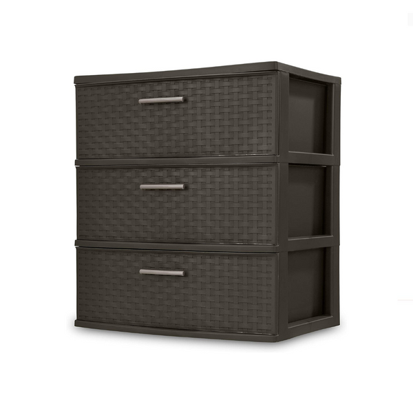 Sterilite 3 Drawer Wide Weave Tower