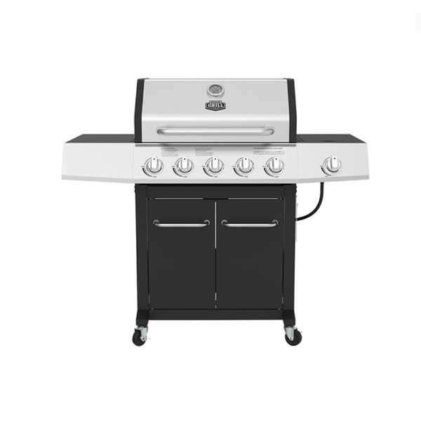 Expert Grill 5-Burner Propane Gas Grill with Side Burner
