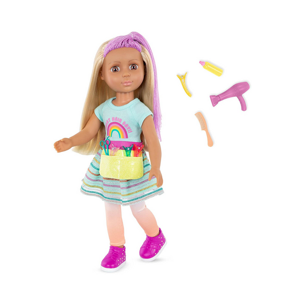 Muñeca peluquera articulada de 14 pulgadas