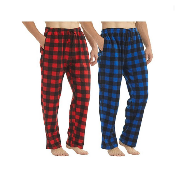 2 Pack Mens Pajama Pants Set (4 Colors)