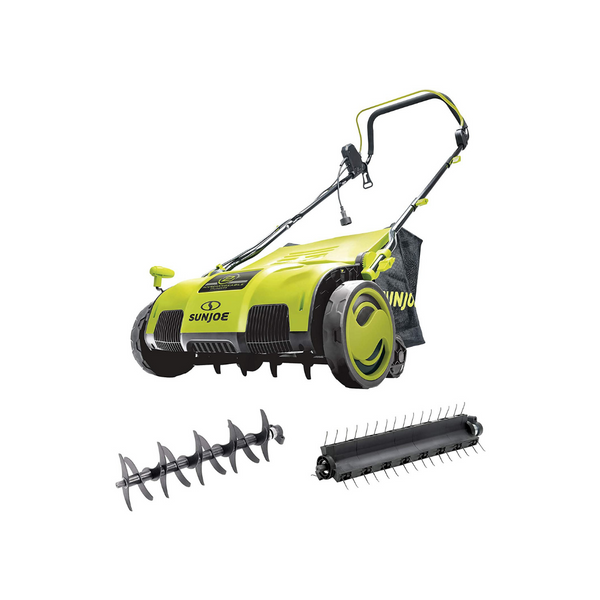 Escarificador y escarificador eléctrico Sun Joe de 15 ″ y 13 amperios