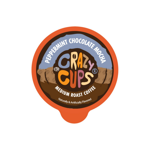 22 Pack Of Crazy Cups Peppermint Chocolate Mocha Coffee K-Cups