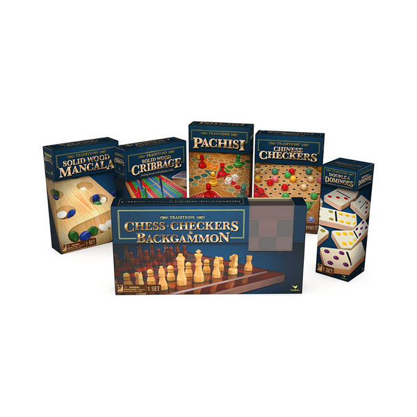 Paquete de 6 juegos de mesa clásicos