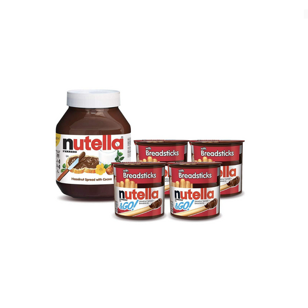 Nutella and 4 Nutella & Go! Packs