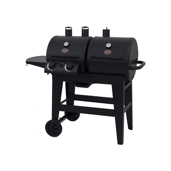 Char-Griller 2-Burner Gas & Charcoal Grill Dual Function