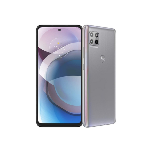 Smartphone desbloqueado Motorola One 5G Ace de 128 GB (plateado)