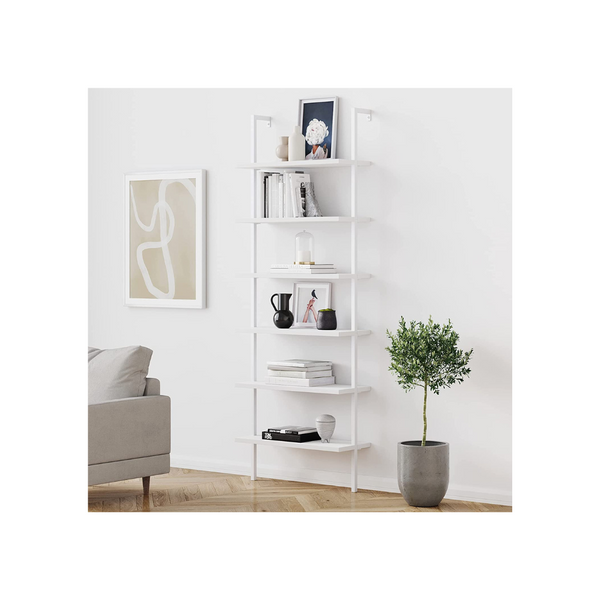 Nathan James Theo 6-Shelf Tall Modern Bookshelf