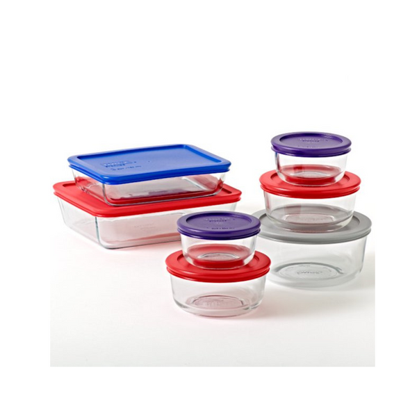 14 Piece Pyrex Simply Store Baking Dish Glass Set