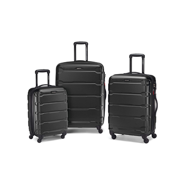 Set Of 3 Samsonite Omni PC Hardside Expandable Luggage With Spinner Wheels